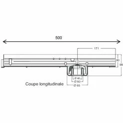 NICOLL Caniveau Bas 0,5m Siphon Douche Ø50 Largeur 130 Gris 7 NICOLL Caniveau Bas 0,5m Siphon Douche Ø50 Largeur 130 Gris -NICOLL Soldes 1038669 3