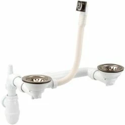 NICOLL Vidage 2 Cuves Ø90 Panier Manuel Gain De Place