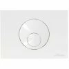 NICOLL Plaque De Commande WC 2 Volumes 146x205 Boutons Ronds Blanche 0709176 -NICOLL Soldes 1040330 1