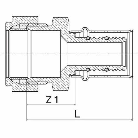 NICOLL Manchon à Sertir De Transition Fluxo Ø20/cuivre Ø22 4 NICOLL Manchon à Sertir De Transition Fluxo Ø20/cuivre Ø22 – Image 2
