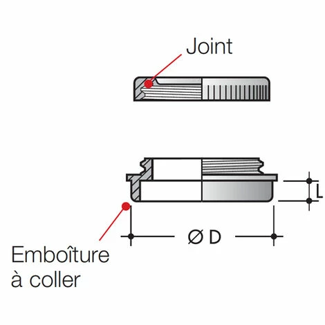 NICOLL Tampon De Visite Avec Bouchon Mf Ø140 5 NICOLL Tampon De Visite Avec Bouchon Mf Ø140 â Image 3
