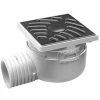 NICOLL Siphonnette Verticale 40/50 Grille Inox 10x10 Avec ADSIHJ -NICOLL Soldes 11281021 1