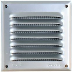 Alu Anodise Gris Avec Moustiquaire Carré 10x10 NICOLL