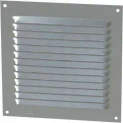 Alu Anodise Gris Avec Moustiquaire Carré 15x15 NICOLL