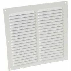Alu Laque Blanc Avec Moustiquaire Carrée 15x15 NICOLL