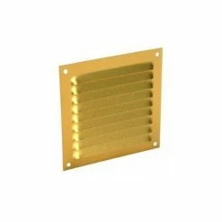 Alu Anodise Doré Sans Moustiquaire Carré 10x10 NICOLL