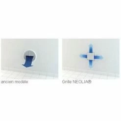 Grille De Ventilation NEOLIA Design Diamètre 125 Chêne Liège NICOLL -NICOLL Soldes 1152042 2