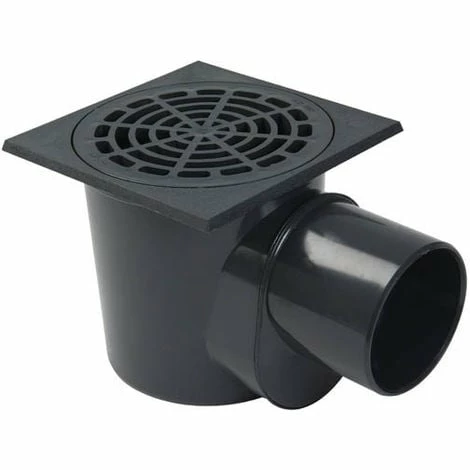 NICOLL Siphon Cour Panier Sortie 110/100 Gris Foncé 3 NICOLL Siphon Cour Panier Sortie 110/100 Gris Foncé