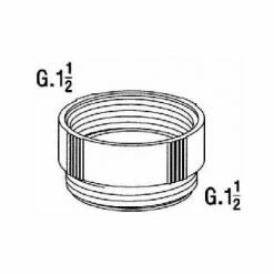 Douille Réhausseur Pour Vidage De Baignoire NICOLL -NICOLL Soldes 1247471 2