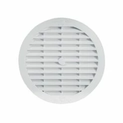 Grille Classique Ronde à Visser - Diam Ext : 174 Mm - Moustiquaire : Oui - Diam Int : 150 Mm - NICOLL