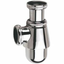 NICOLL Siphon à Culot Lavabo Réglable Laiton Chromé