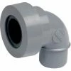 Adaptateur PVC Gris Coudé 87°30 - Ø 40 Mm - Simple Emboîture - Nicoll -NICOLL Soldes 2153704 1