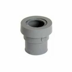 Adaptateur PVC Gris Droit Pour Cuivre - Femelle Ø 40 Mm - Nicoll