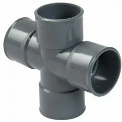 Croix PVC 87 Degré 30 (90 Degré) Femelle/Femelle, 80 NICOLL