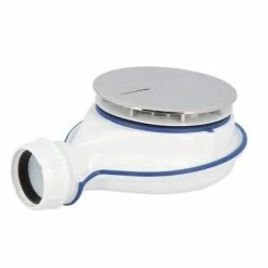 Nicoll Turboflow-XS Bonde Ultra-compacte Spéciale Pour Receveur De Douche Extra-plat, Avec Innovation MagneTech (0205801)