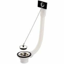 NICOLL Bonde évier Ø70 Bouchon + Trop Plein