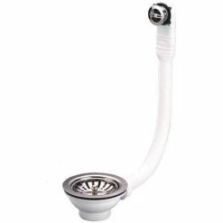 NICOLL Bonde évier à Panier Manuelle Ø114 + Trop-plein