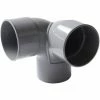 NICOLL Coude 87°30 Double D'équerre PVC évacuation Mâle Femelle Ø100 -NICOLL Soldes 4608142 1