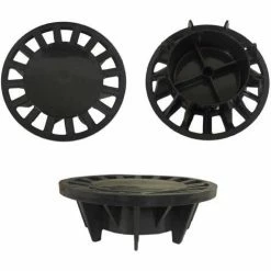 Grille Pour Siphon De Cours 250x250, Gris Foncé NICOLL