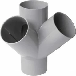 NICOLL Culotte FFF 45 Ø 100 Double équerre AT144