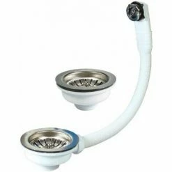 Ensemble Bonde à Panier - Plateau Chromé Ø 114 Mm - Nicoll